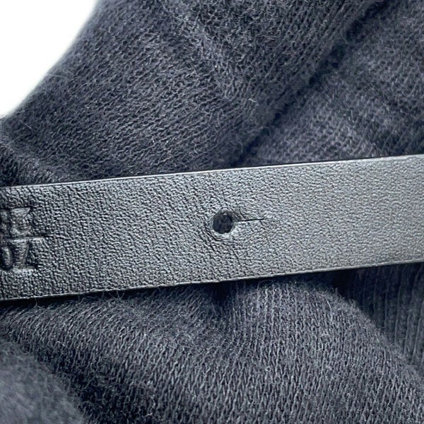 シャネル ベルト ココマーク チェーン レザー レディースサイズ70 B22S CHANEL 黒