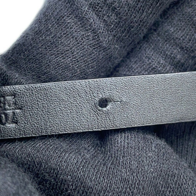 シャネル ベルト ココマーク チェーン レザー レディースサイズ70 B22S CHANEL 黒