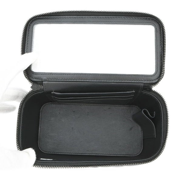 シャネル チェーンショルダーバッグ マトラッセ ココマーク ヴァニティケース ラムスキン AP2199 CHANEL 2way バニティ 黒