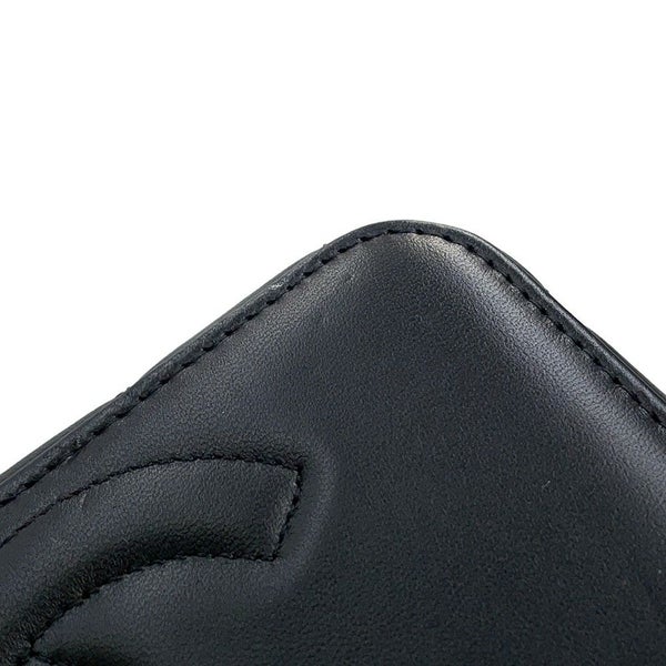 シャネル チェーンショルダーバッグ マトラッセ ココマーク ヴァニティケース ラムスキン AP2199 CHANEL 2way バニティ 黒