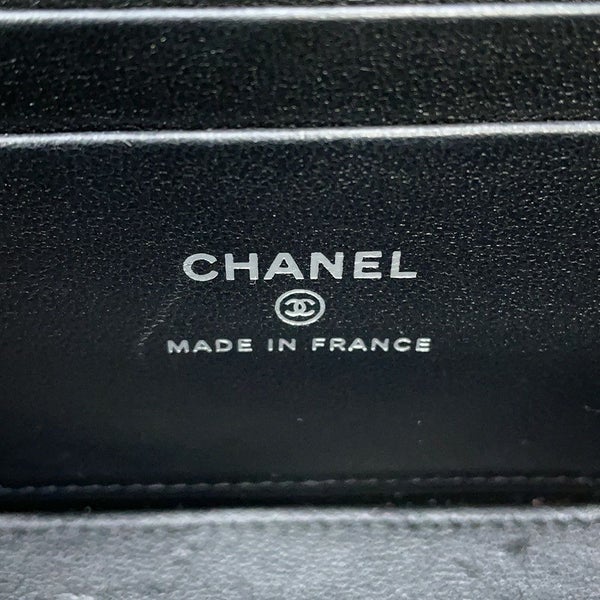 シャネル チェーンショルダーバッグ マトラッセ ココマーク ヴァニティケース ラムスキン AP2199 CHANEL 2way バニティ 黒