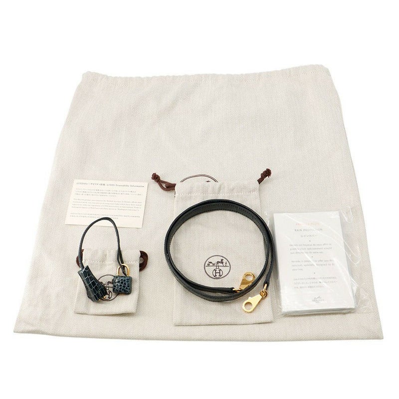 エルメス ハンドバッグ ケリー28 外縫い ブルーマリン/ゴールド金具 ポロサスシャイン Y刻印 2wayショルダー