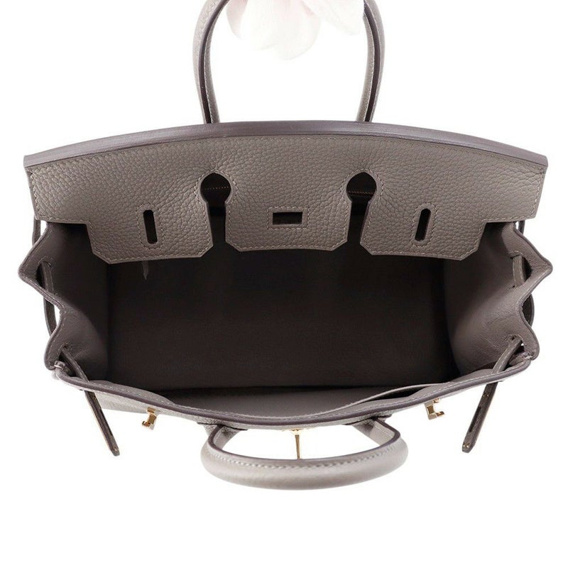 エルメス バーキン25 グリメイヤー/シャンパンゴールド金具 トゴ W刻印 HERMES Birkin ハンドバッグ