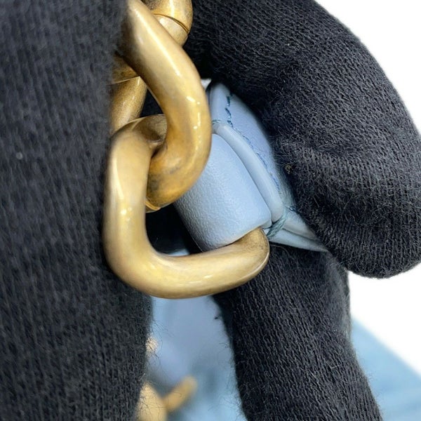 シャネル チェーンショルダーバッグ ホーボー マトラッセ ココマーク デニム AS3690 CHANEL