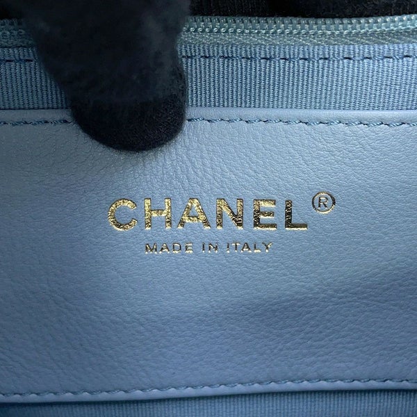 シャネル チェーンショルダーバッグ ホーボー マトラッセ ココマーク デニム AS3690 CHANEL