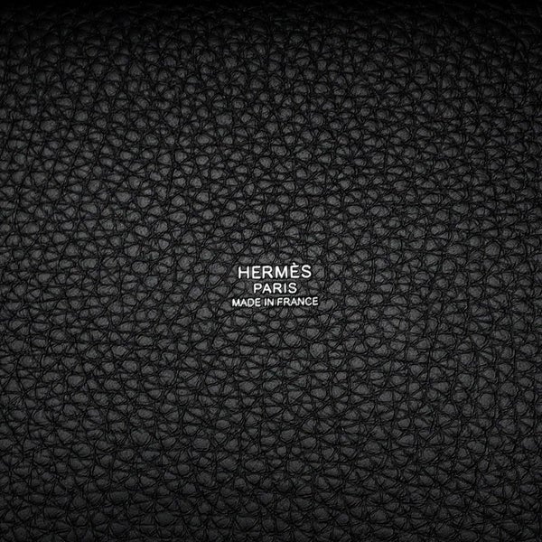 エルメス ハンドバッグ ピコタンロックPM ブラック/シルバー金具 トリヨンクレマンス K刻印 黒