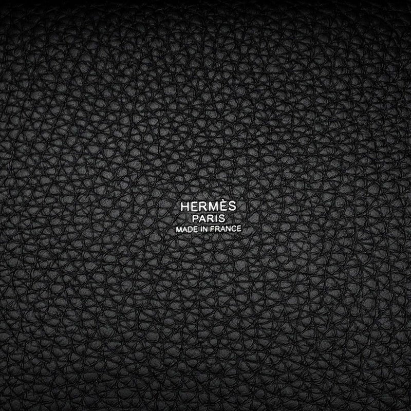 エルメス ハンドバッグ ピコタンロックPM ブラック/シルバー金具 トリヨンクレマンス K刻印 黒