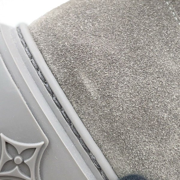 ルイヴィトン ブーツ スエード ムートン スノードロップ・ライン アンクルブーツ レディースサイズ36 1/2 靴 セール品