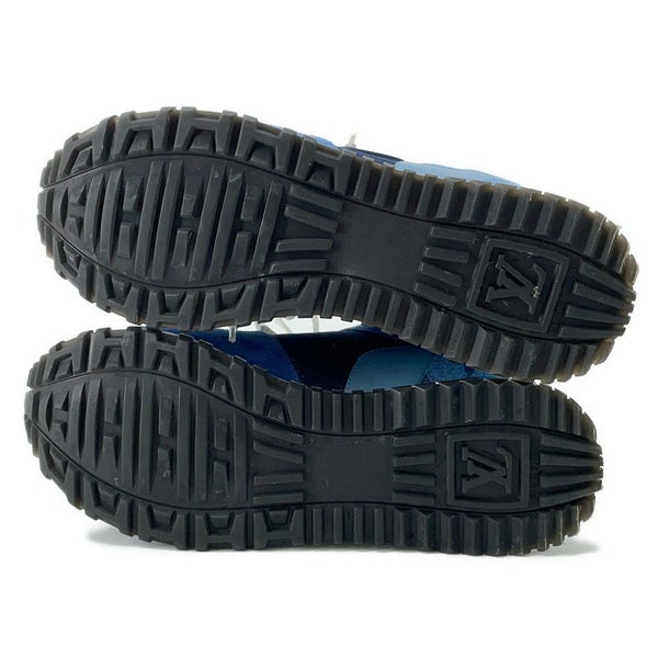 ルイヴィトン スニーカー ランアウェイライン デニム スエード レディースサイズ35 LOUIS VUITTON 靴