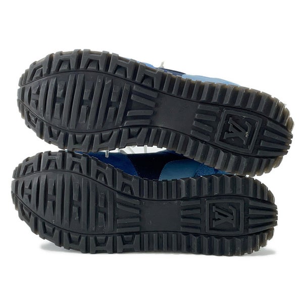 ルイヴィトン スニーカー ランアウェイライン デニム スエード レディースサイズ35 LOUIS VUITTON 靴