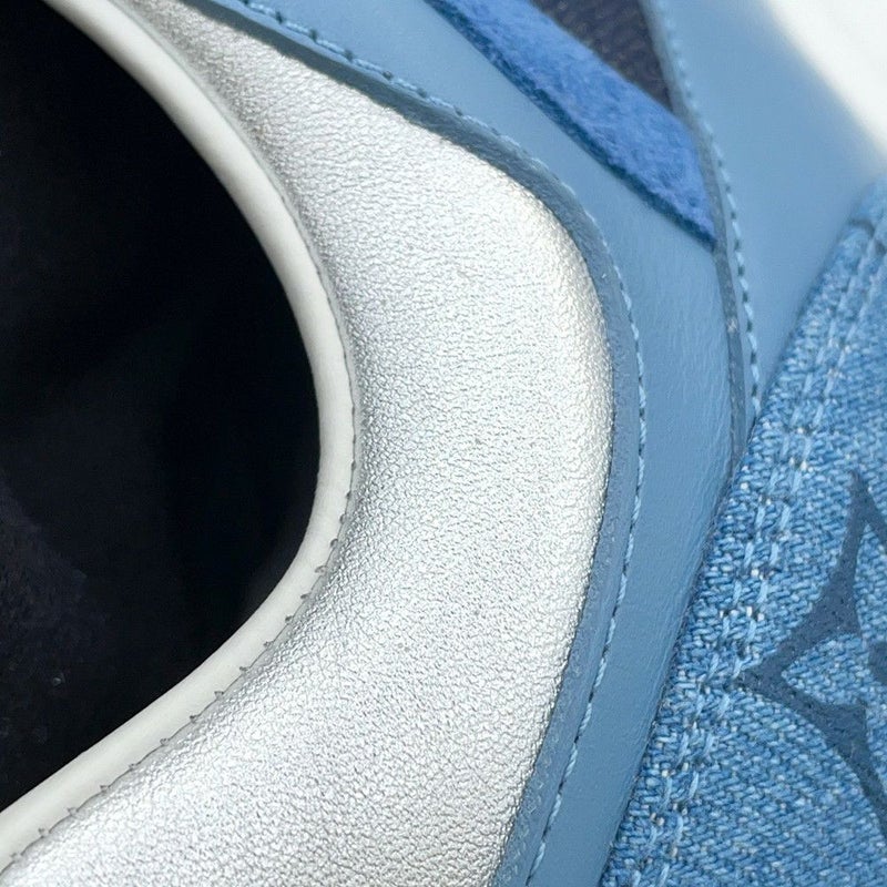 ルイヴィトン スニーカー ランアウェイライン デニム スエード レディースサイズ35 LOUIS VUITTON 靴