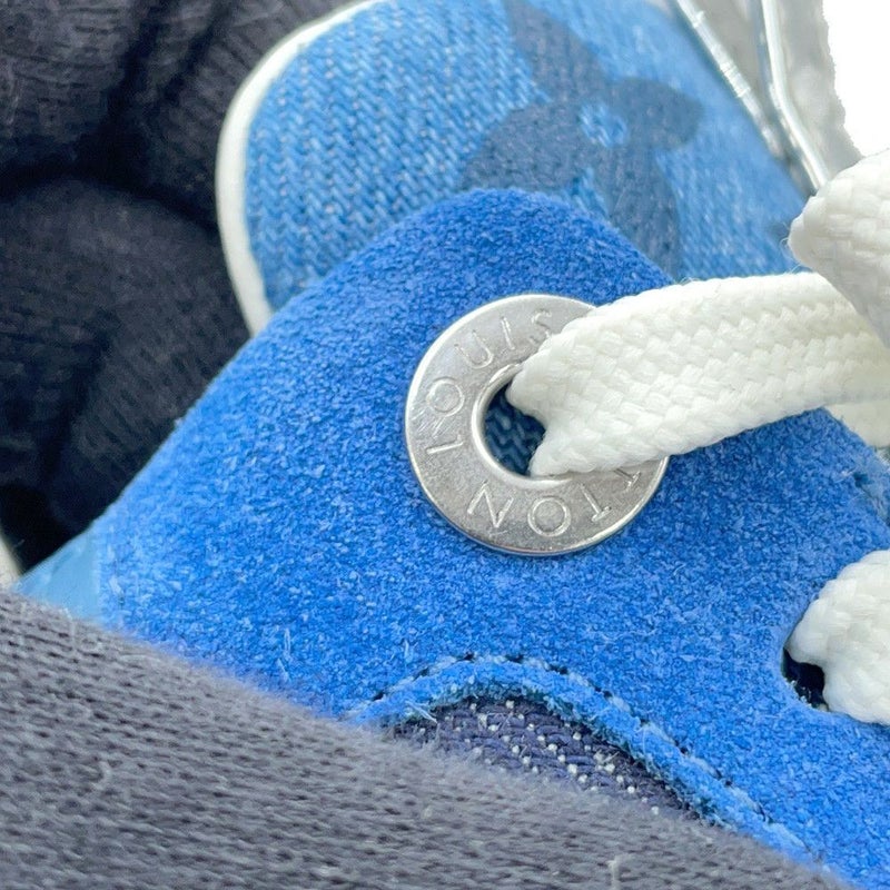 ルイヴィトン スニーカー ランアウェイライン デニム スエード レディースサイズ35 LOUIS VUITTON 靴