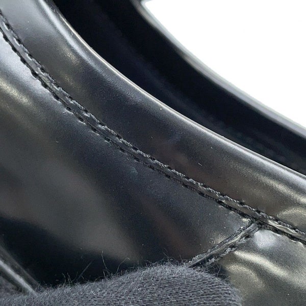 ルイヴィトン ローファー LV×YK アカデミーライン レザー レディースサイズ36 LOUIS VUITTON 靴 黒 ブラック 草間彌生