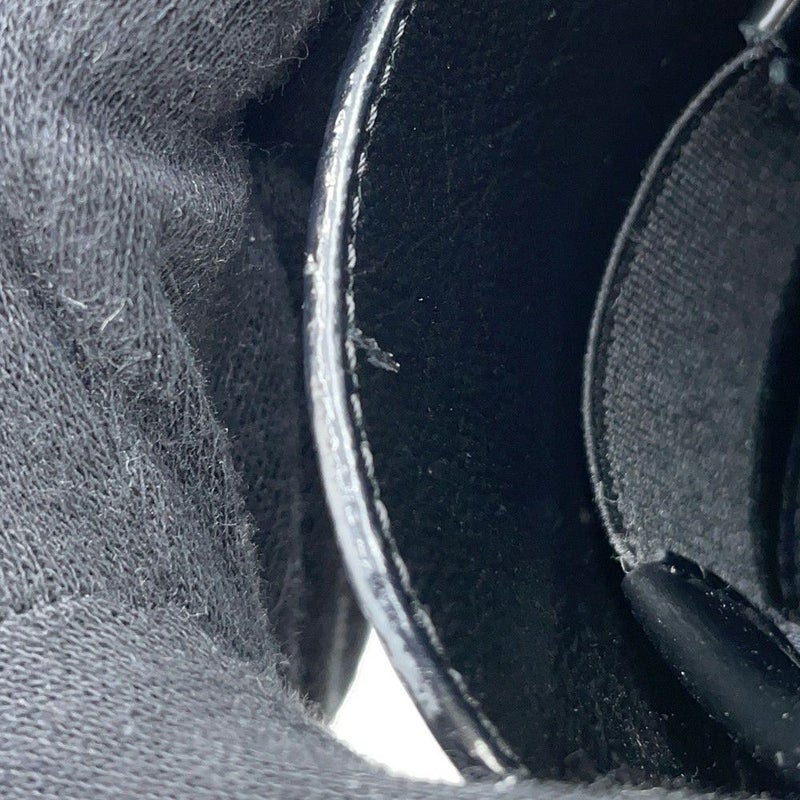 ルイヴィトン ローファー LV×YK アカデミーライン レザー レディースサイズ36 LOUIS VUITTON 靴 黒 ブラック 草間彌生