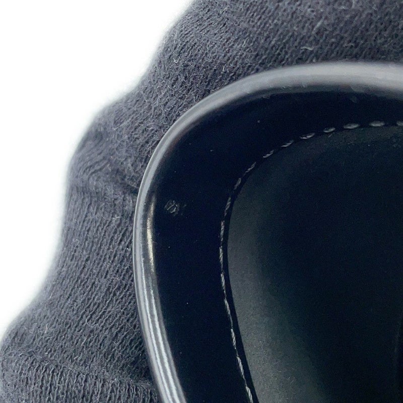 ルイヴィトン ローファー LV×YK アカデミーライン レザー レディースサイズ36 LOUIS VUITTON 靴 黒 ブラック 草間彌生