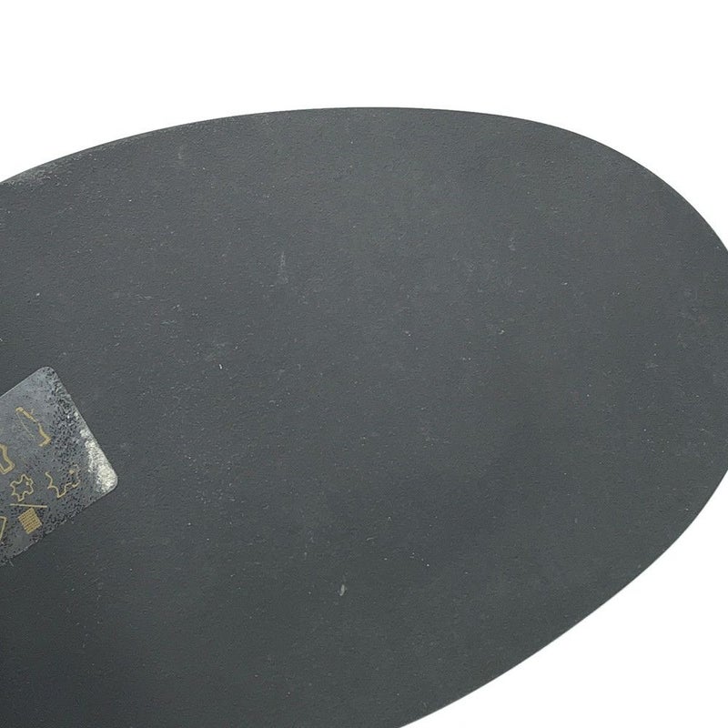 ルイヴィトン ローファー LV×YK アカデミーライン レザー レディースサイズ36 LOUIS VUITTON 靴 黒 ブラック 草間彌生