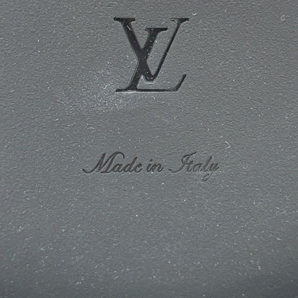 ルイヴィトン ローファー LV×YK アカデミーライン レザー レディースサイズ36 LOUIS VUITTON 靴 黒 ブラック 草間彌生