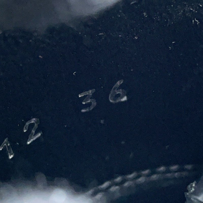 ルイヴィトン ローファー LV×YK アカデミーライン レザー レディースサイズ36 LOUIS VUITTON 靴 黒 ブラック 草間彌生