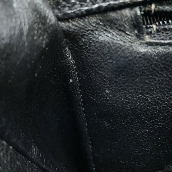 シャネル チェーンショルダーバッグ ココマーク マトラッセ キャビアスキン CHANEL ワンショルダー 黒