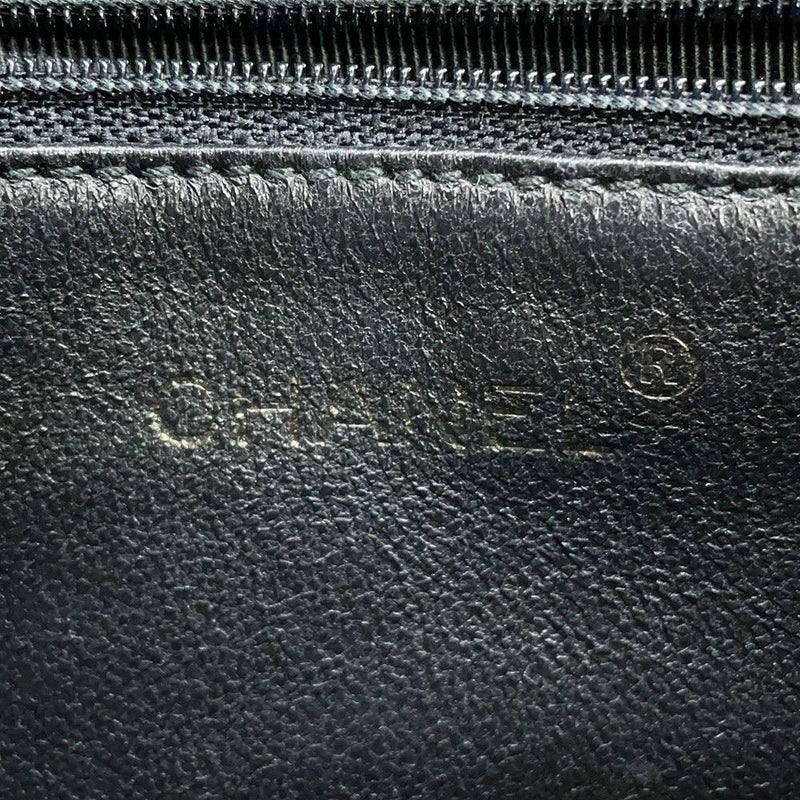 シャネル チェーンショルダーバッグ ココマーク マトラッセ キャビアスキン CHANEL ワンショルダー 黒