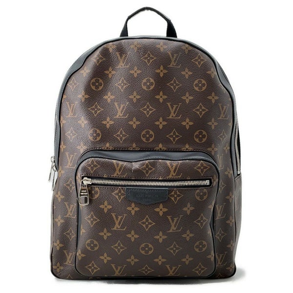ルイヴィトン リュック モノグラム・マカサー ジョッシュ M41530 LOUIS VUITTON ヴィトン バックパック メンズ 黒 ブラック