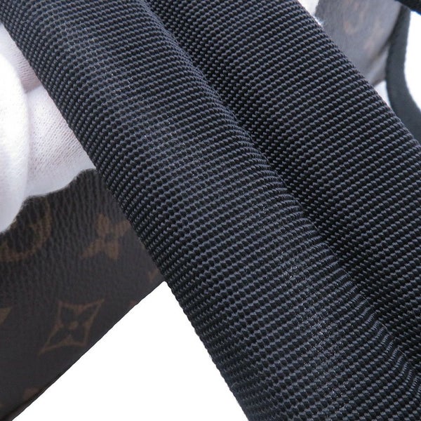 ルイヴィトン リュック モノグラム・マカサー ジョッシュ M41530 LOUIS VUITTON ヴィトン バックパック メンズ 黒 ブラック