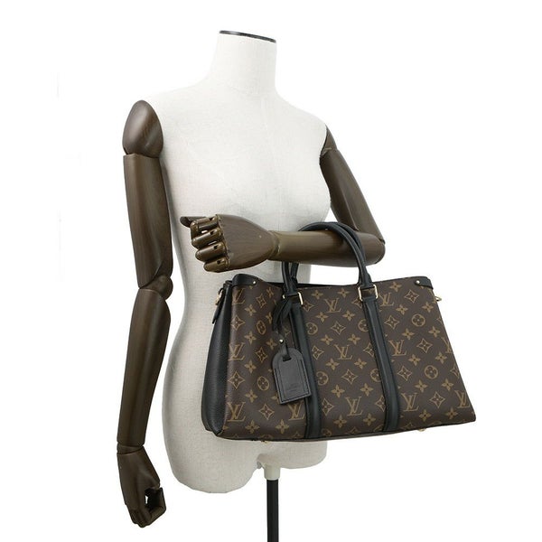 ルイヴィトン ハンドバッグ モノグラム・マカサー スフロ NV MM M44817 ヴィトン バッグ 2way ショルダー 黒 ブラック