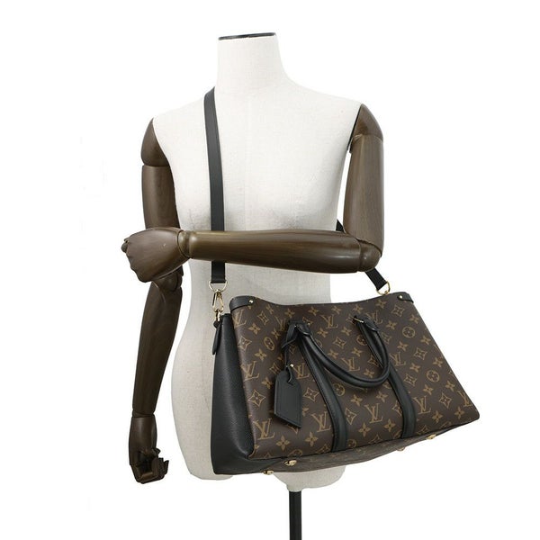 ルイヴィトン ハンドバッグ モノグラム・マカサー スフロ NV MM M44817 ヴィトン バッグ 2way ショルダー 黒 ブラック