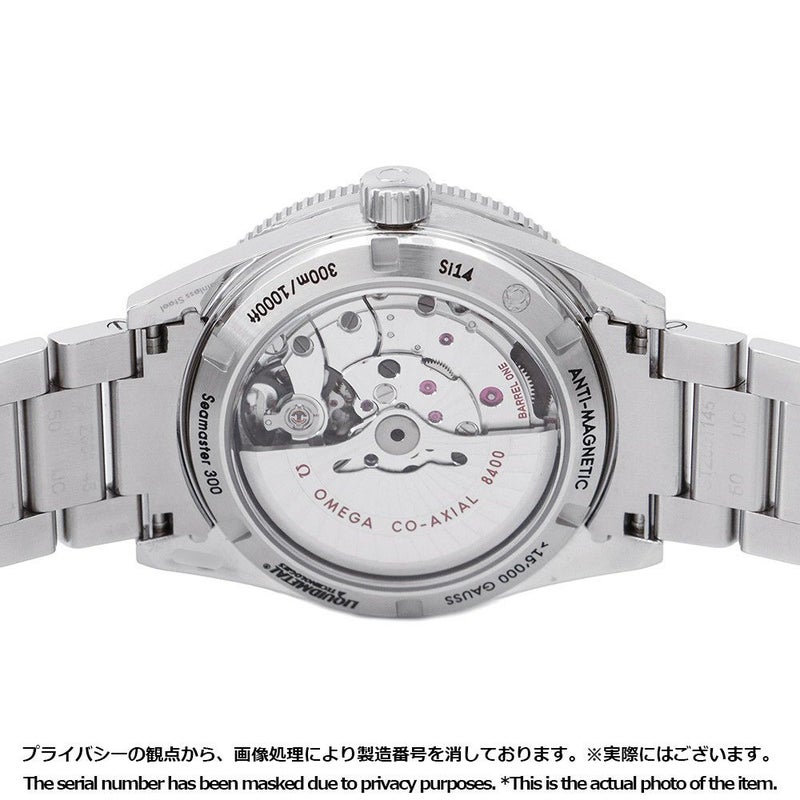 オメガ シーマスター300 マスターコーアクシャル 233.30.41.21.01.001 OMEGA 腕時計 メンズ 黒文字盤