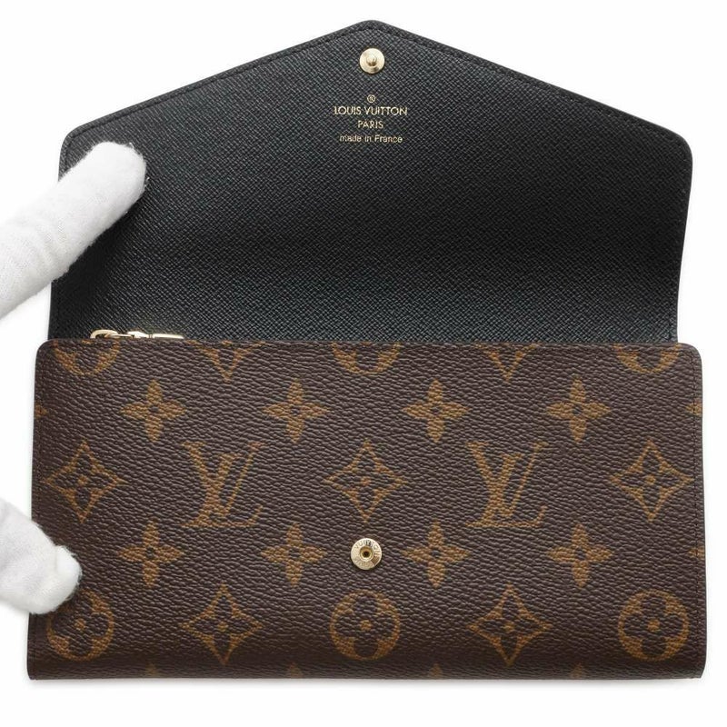 ルイヴィトン 長財布 モノグラム・ジャイアント リバース ポルトフォイユ・サラ M80726 LOUIS VUITTON ブラック 黒
