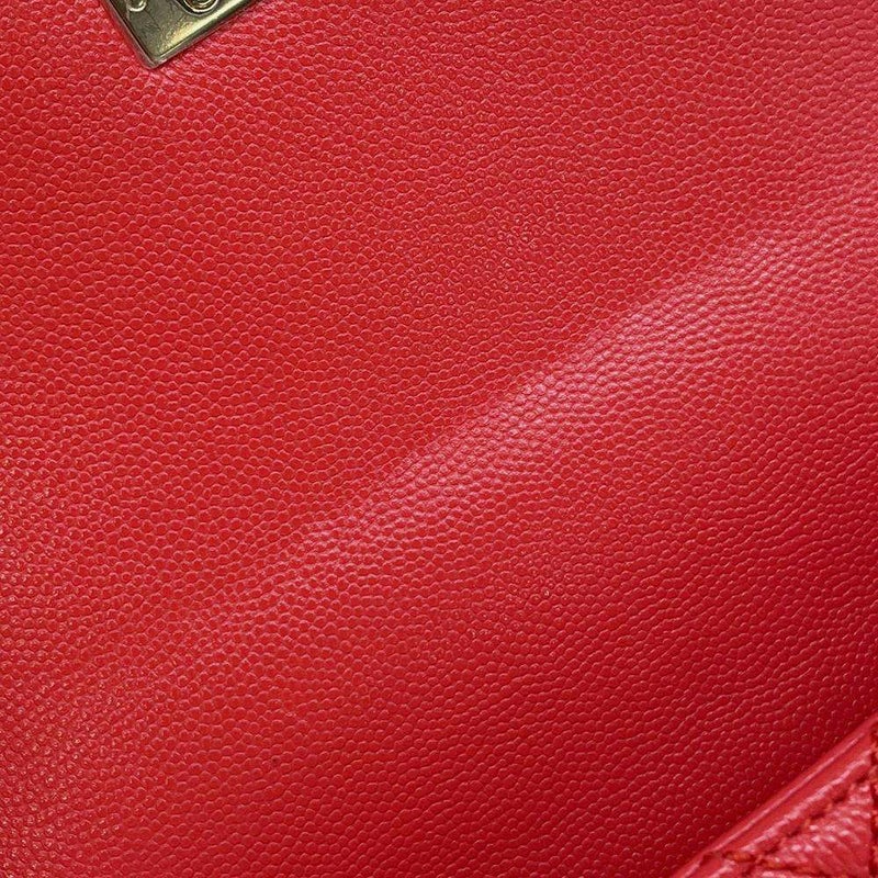 シャネル ハンドバッグ ココマーク トップハンドル マトラッセ キャビアスキン AS2215 2wayショルダー ココハンドル