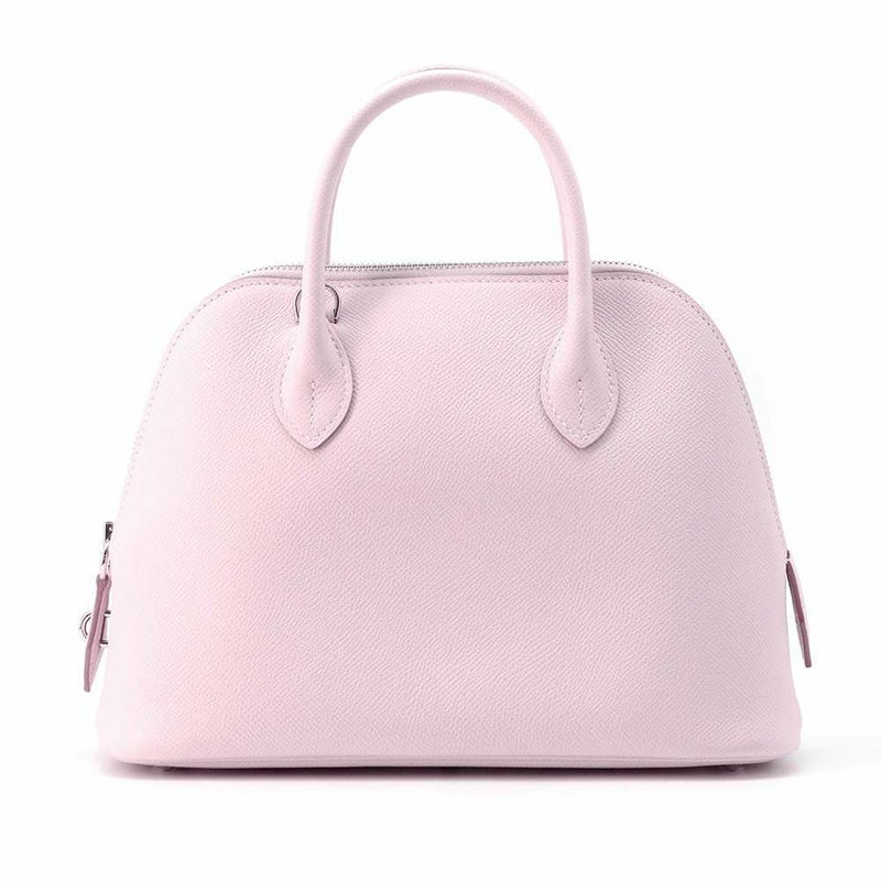 エルメス ボリード1923 25 ヴェルソ モーヴペール/ニューホワイト/シルバー金具 エプソン W刻印 2wayショルダー