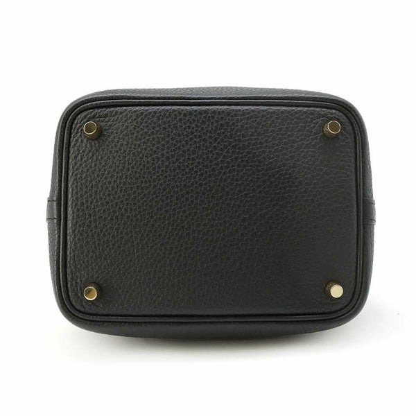エルメス ハンドバッグ ピコタンロックPM ブラック/ゴールド金具 トリヨンクレマンス Y刻印