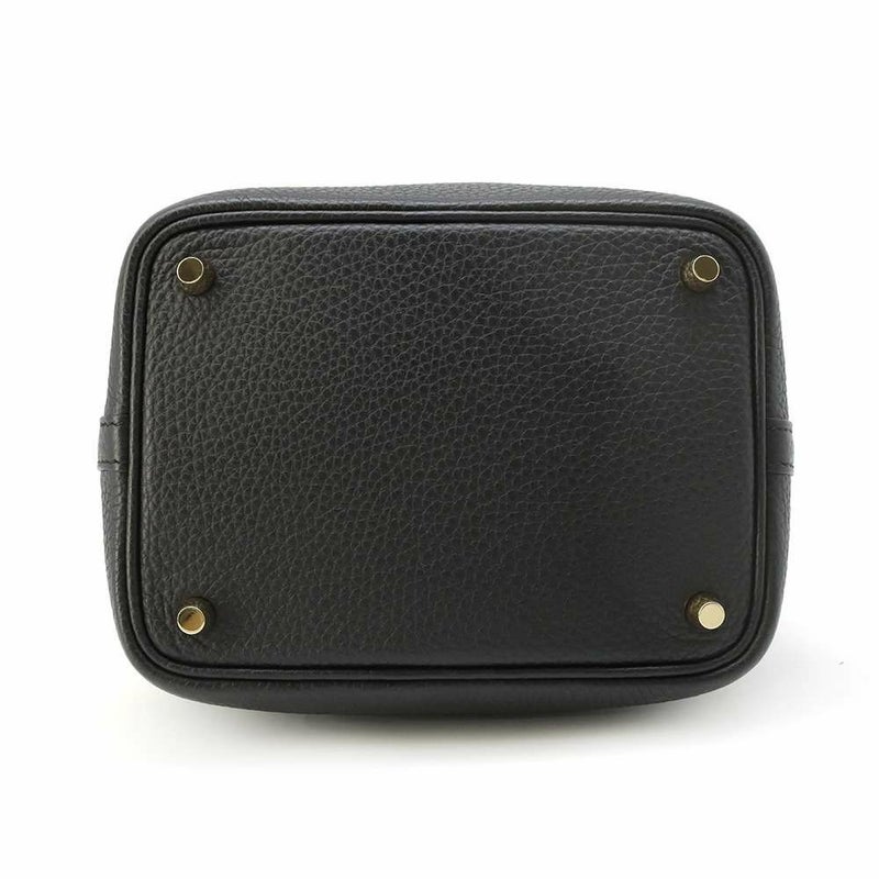 エルメス ハンドバッグ ピコタンロックPM ブラック/ゴールド金具 トリヨンクレマンス Y刻印