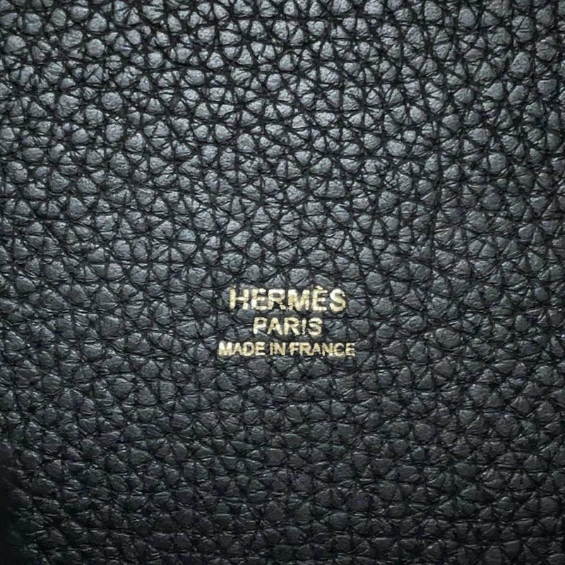 エルメス ハンドバッグ ピコタンロックPM ブラック/ゴールド金具 トリヨンクレマンス Y刻印