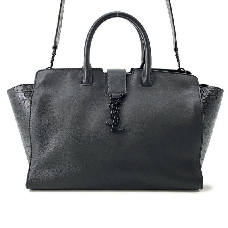 サンローランパリ ハンドバッグ ダウンタウン カバス 436832 SAINT LAURENT PARIS 2way 黒
