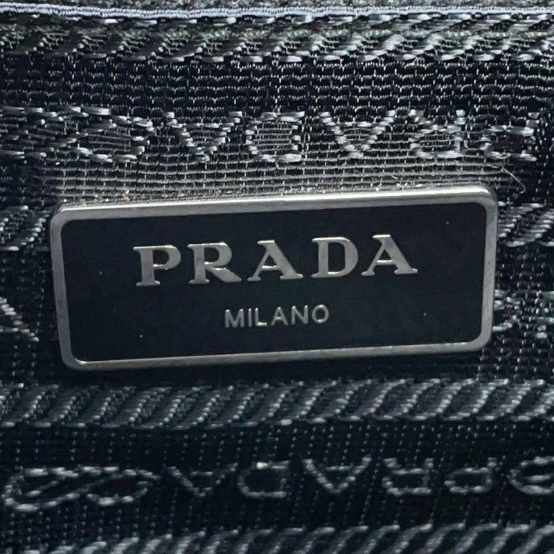 プラダ ショルダーバッグ トライアングルロゴ ナイロン 2VH251 PRADA 黒