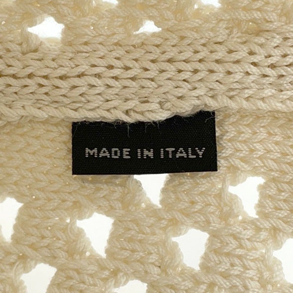 ミュウミュウ トートバッグ IVY アイビー コットン 5BG281 Miu Miu 2way 白