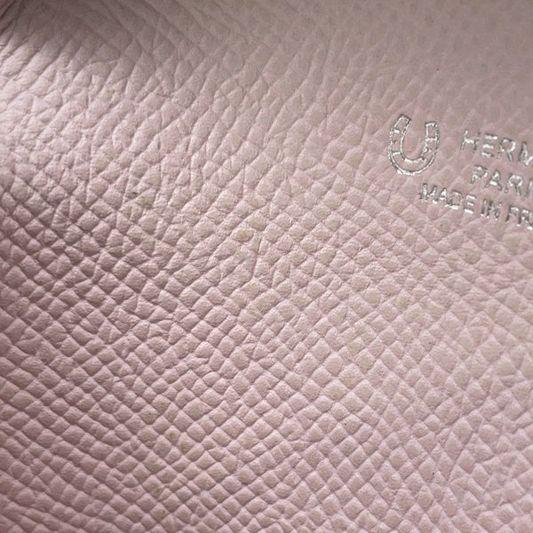 エルメス コインケース バスティア ヴェルソ オレンジ/モーヴペール エプソン W刻印 HERMES SPO