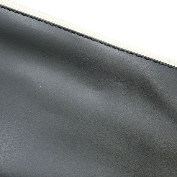 バレンシアガ トートバッグ ネイビーカバス S ポーチ付 339933 BALENCIAGA 黒 白 スモールサイズ