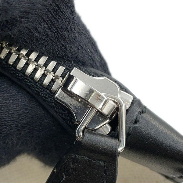 バレンシアガ トートバッグ ネイビーカバス S ポーチ付 339933 BALENCIAGA 黒 白 スモールサイズ