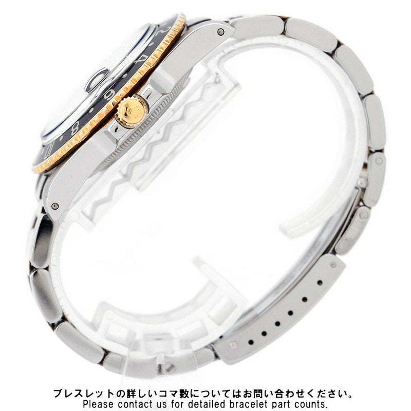ロレックス GMTマスター 55番 SS/K18YG 1675/3 フジツボダイアル ROLEX 腕時計 黒文字盤