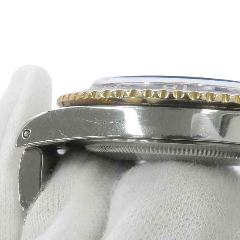 ロレックス GMTマスター 55番 SS/K18YG 1675/3 フジツボダイアル ROLEX 腕時計 黒文字盤