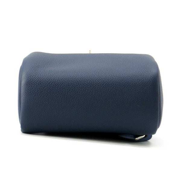 エルメス ボディバッグ ケリー アッカドPM ブルードプリュス/シルバー金具 トゴ K刻印 メンズ