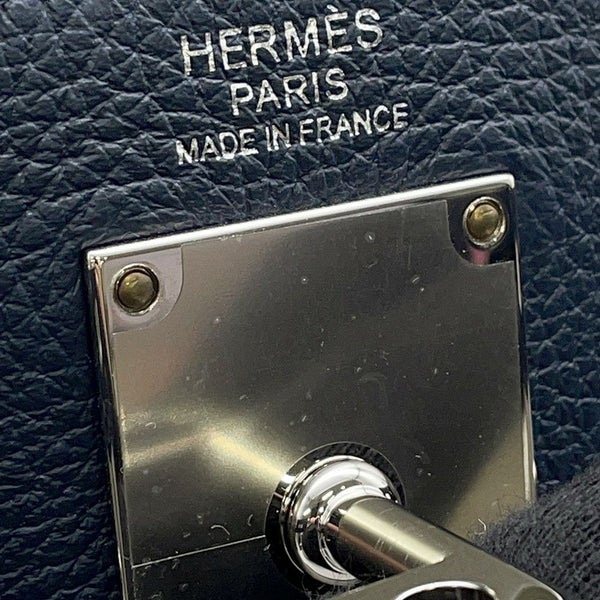 エルメス ボディバッグ ケリー アッカドPM ブルードプリュス/シルバー金具 トゴ K刻印 メンズ