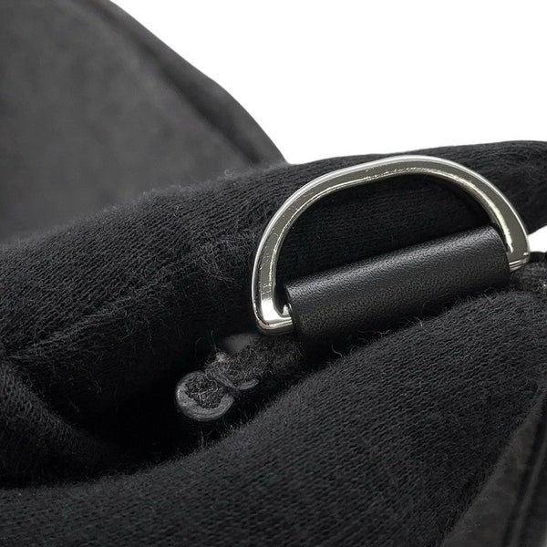 エルメス ショルダーバッグ エブリン3 PM グレー/ブラック/シルバー金具 フェルト/レザー Y刻印 黒