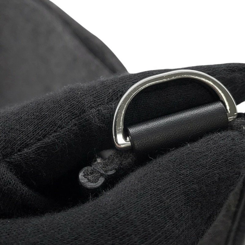 エルメス ショルダーバッグ エブリン3 PM グレー/ブラック/シルバー金具 フェルト/レザー Y刻印 黒