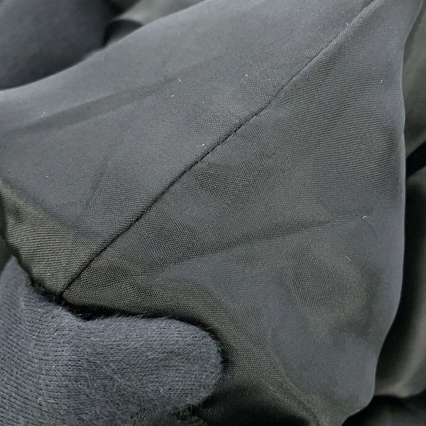 ルイヴィトン ジャケット シグネチャーバーシティ ブルゾン メンズサイズ50 LOUIS VUITTON アウター ブラック 黒 白