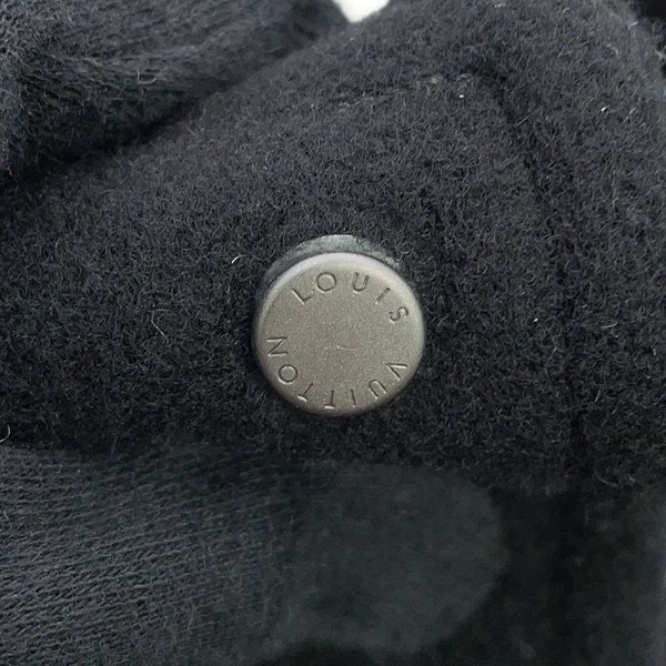 ルイヴィトン ジャケット シグネチャーバーシティ ブルゾン メンズサイズ50 LOUIS VUITTON アウター ブラック 黒 白