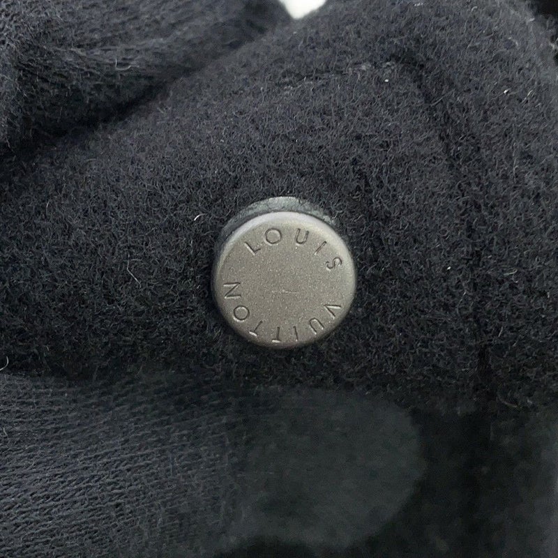 ルイヴィトン ジャケット シグネチャーバーシティ ブルゾン メンズサイズ50 LOUIS VUITTON アウター ブラック 黒 白